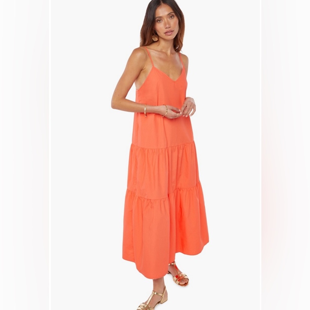 JUSTFAB Orange Maxi dress